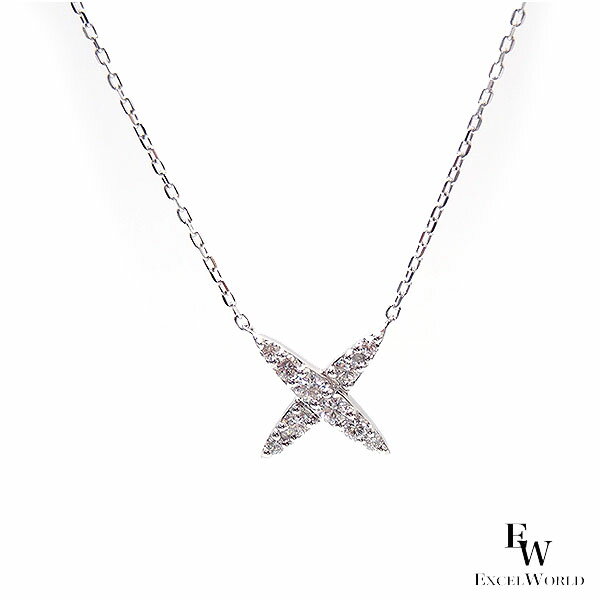 原品限り 正規品スイート10 ダイヤモンド ネックレス K18WG ネックレス 結婚10周年のプレゼントに WCSD20088