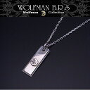 ウルフマン WOLFMAN BRS ペンダント ムーンウルフ チタン P147 エクセルワールド クリスマス ギフト プレゼントにも ブランド おしゃれ アクセ...