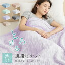 ブランケット 夏用 夏掛け布団 肌布団 冷感 洗える 夏用布団 とろとろケット