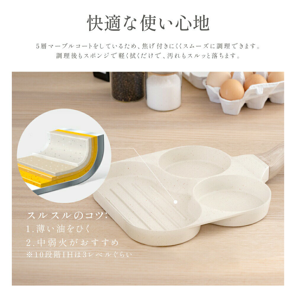 ��80%OFF�����ݥ����Ѥ�1500�ߡۻ��ڤ��դ� �ܶ̾Ƥ� �ե饤�ѥ� Ʊ��Ĵ�� IH���������б� 3in1 3�ķ�߷��ե饤�ѥ� ��Ƥ��� ��ñĴ�� ������ ī�� ��û ���å������� ���� Ĵ����� �������ñ ������ �Ҷ� �����餷 c-00002