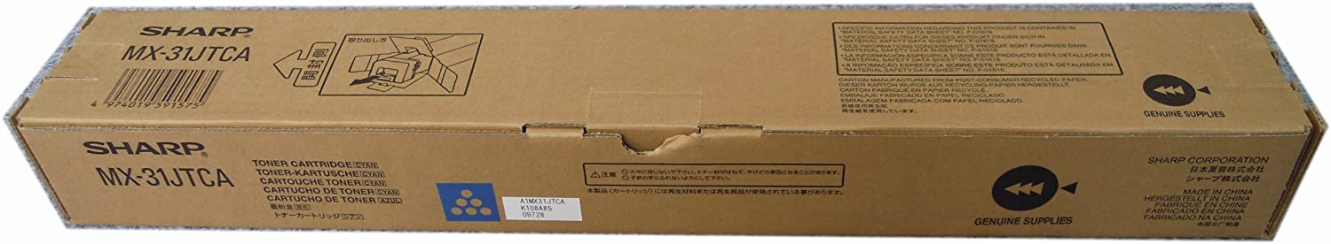 Other - 新品 メーカー 純正 SHARP シャープ MX-31JT トナー カートリッジ シアン MX-31JTCA 送料無料 4974019591575 MX-2301FN / MX-2600 / MX-2600FN / MX-2600FG / MX-3100 / MX-3100FG / MX-3100FN