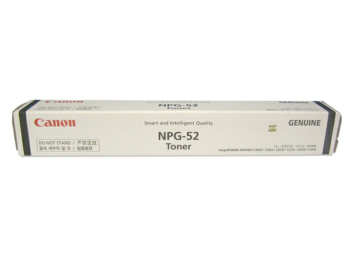 新品 Canon NPG-52 iR-ADV ブラック キャノン トナー カートリッジ パソコン 周辺機器 PCサプライ 消耗品 プリンター メーカー 純正 送料無料 4960999671918 C2020 C2020F C2030 C2030F C2220 C2220F C2230 C2230F