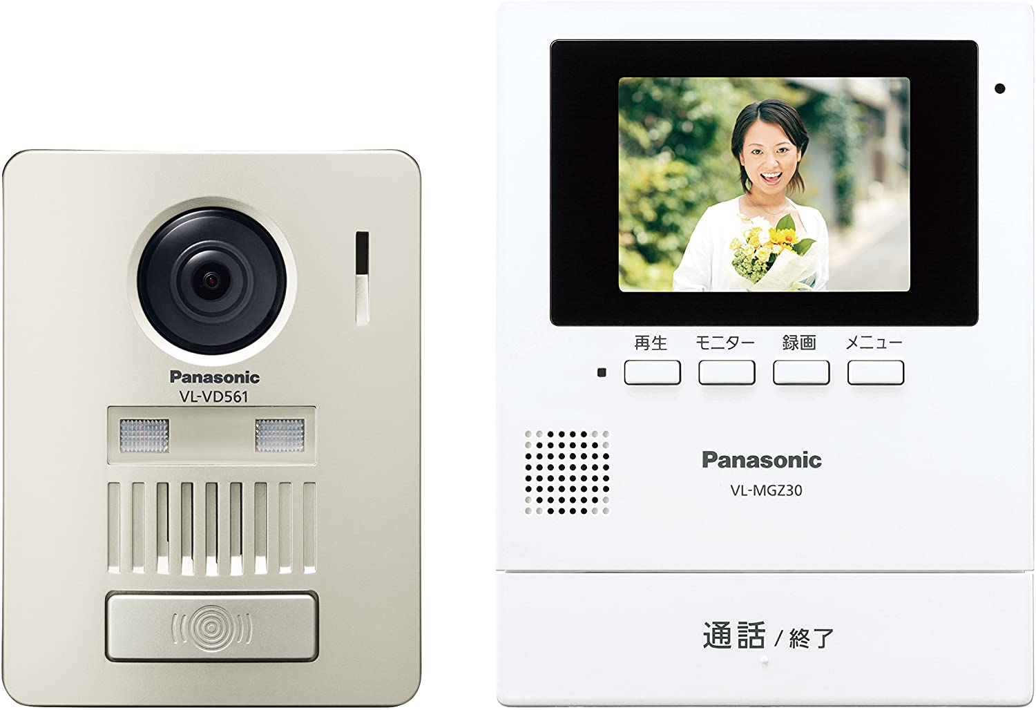新品 パナソニック Panasonic ワイヤレス テレビ ドアホン インターホン ( モニター親機 + 玄関子機 ) VL-SGZ30 送料無料 4549980001813