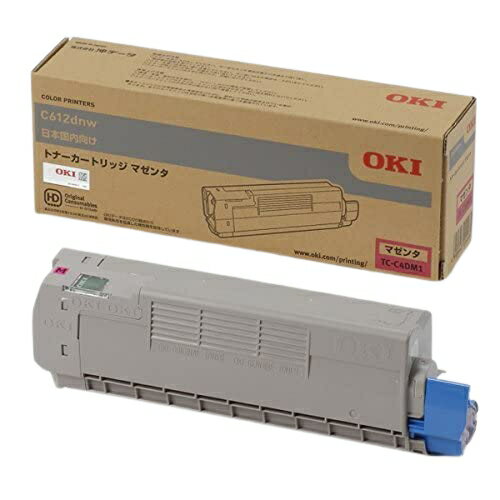 Rakuten - 新品 OKI TC-C4DM1 マゼンタ トナー カートリッジ パソコン 周辺機器 PCサプライ 消耗品 プリンター メーカー 純正 送料無料 4949443214482 C612dnw