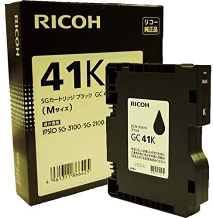 Rakuten - 新品 RICOH GC41K ブラック SG トナー カートリッジ IPSIO イプシオ SG3100 SG2100 SG2010L 515807 パソコン 周辺機器 PCサプライ 消耗品 プリンター メーカー 純正 送料無料 4961311866425