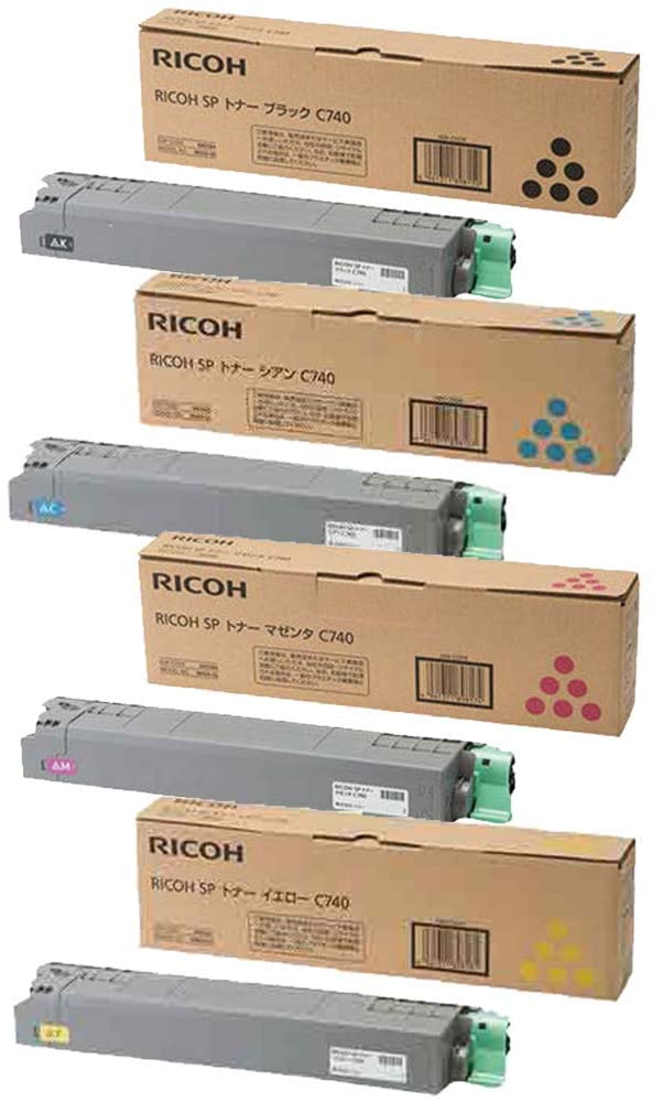 ���� RICOH C740 4�� ���å� �ꥳ�� �ȥʡ� �����ȥ�å� �֥�å� ������ �ޥ��� �������� �ѥ����� ���յ��� PC���ץ饤 ������ �ץ��...