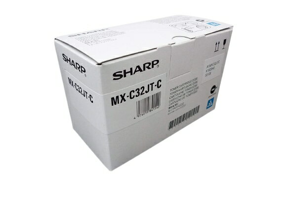 楽天市場】シャープ トナー mx-c32jt-c（タイプ（インク・トナー）純正