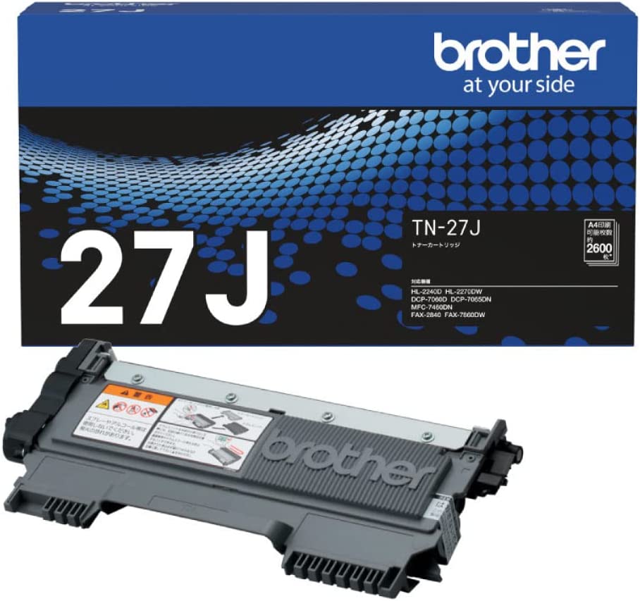 Rakuten - 新品 brother TN-27J ブラザー トナー カートリッジ パソコン 周辺機器 PCサプライ 消耗品 プリンター メーカー 純正 送料無料 4977766689366 MFC-7460DN DCP-7060D FAX-2840 HL-2240D