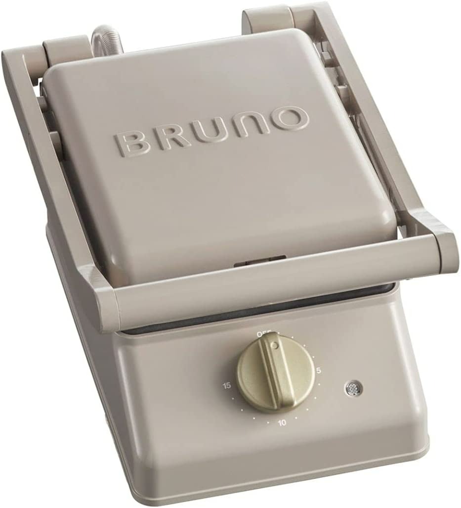 BRUNO ブルーノ グリルサンドメーカー BOE083-GRG グレージュ ブルーノ ホットサンドメーカー 家電 キッチン家電 トースター 送料無料 4514499163833 ポイント消化 クーポン発行中