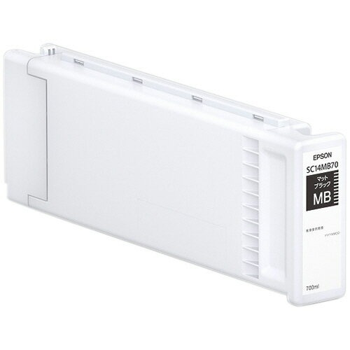Rakuten - 新品 EPSON SC14MB70 マットブラック 700ml エプソン トナー カートリッジ パソコン 周辺機器 PCサプライ 消耗品 プリンター メーカー 純正 送料無料 4988617303928 SC-T5455 SC-T3455 SC-T3455N SC-T545MS1 SC-T545MS2 SC-T545MS3 SC-T345MS1 SC-T345MS2 SC-T345MS3