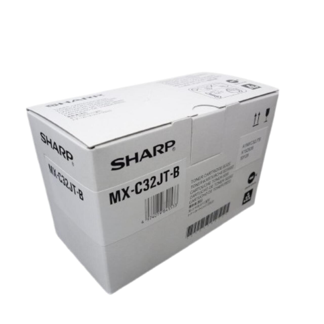 新品 SHARP MX-C32JT-B ブラック シャープ トナー カートリッジ パソコン 周辺機器 PCサプライ 消耗品 プリンター メーカー 純正 送料無料 4974019841533 MX-C302W