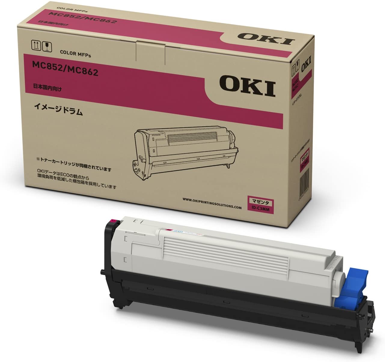 新品 OKI ID-C3MM マゼンタ オキ ドラム カートリッジ パソコン 周辺機器 PCサプライ 消耗品 プリンター メーカー 純正 送料無料 4949443209532 COREFIDO series MC862dn / MC862dn-Tのサムネイル