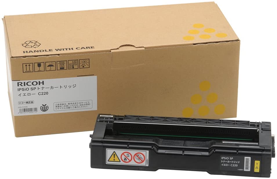 乐天商城 - 新品 RICOH C220 Y イエロー リコー トナー カートリッジ 515282 パソコン 周辺機器 PCサプライ 消耗品 プリンター メーカー 純正 送料無料 4961311029714 IPSiO SP C230L C230SFL C220 C220L C221SF C221SFL