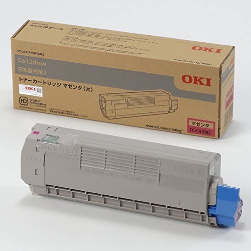 Rakuten - 新品 OKI TC-C4DM2 マゼンタ 大容量 オキ トナー カートリッジ パソコン 周辺機器 PCサプライ 消耗品 プリンター メーカー 純正 送料無料 4949443214444 C612dnw