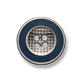 330-S【紺】 シルバー 15mm /[EXCYメタルボタンコレクション]