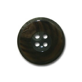 バッファロー グレー【色番: 6】 15mm /[EXCY本水牛ボタンシリーズ]