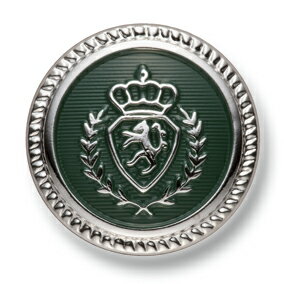 ブレザー・ジャケット用高級メタルボタン 七宝です。 素材: ブラス（真鍮）、七宝 サイズ: 21mm （ジャケット・ブレザーの前ボタン） 色: グリーン 本体形状: 中空 裏足形状: 角カン足 Made in Japan ※金額はボタン1個あたりの金額です ※撮影の都合上、最大限近づけるよう努力しておりますが、写真は実際のものと色合いが若干異なります。あらかじめご了承ください。 15mm（袖ボタン）はこちら 『ボタンのつけ方』マニュアル、こちらから印刷できます！（※クリックすると拡大します） メタルボタンをご購入のお客様につきまして、ご購入時にコメント欄に「力ボタン希望」とご記入いただければ、もれなくすべてのお客様に2つ穴の黒い力ボタンを前ボタンにつき1つ、プレゼントさせていただきます！ 昭和22年創業の株式会社ヤマモト EXCYが個人のお客様向けに特別にボタンを直販させていただく特別ページです。株式会社ヤマモト EXCYはメンズフォーマルアクセサリーの他、ボタンや裏地などの服飾資材、テーラー様向け縫製サービスなど高付加価値の商品・サービスをご提供する製造卸です。 　【配送について】 　　こちらの商品は以下の配送方法がお選び出来ます。 　・普通便(あす楽対応) 　・メール便(ネコポス) 　・店舗受取(無料) 　詳しくはこちらをご確認下さいませ。ブレザー・ジャケット用高級メタルボタン です。 素材: ブラス（真鍮）、七宝 サイズ: 21mm （ジャケット・ブレザーの前ボタン） 色: グリーン 本体形状: 中空 裏足形状: 角カン足 Made in Japan ※金額はボタン1個あたりの金額です ※撮影の都合上、最大限近づけるよう努力しておりますが、写真は実際のものと色合いが若干異なります。あらかじめご了承ください。 15mm（袖ボタン）はこちら ボタン出品記念特別キャンペーンにつき、ボタンをご購入のすべてのお客様に送料を無料とさせていただきます！着分相当分ご注文のお客様にはメール便送料を無料とさせていただきます！ （※着分未満ご注文の場合、配送をメール便に限定させていただきますのでご注意ください。詳しくはページ下の【ボタンをご購入のお客様へ】をご覧ください。※フォーマルアクセサリーを同時にご購入された場合を除きます。） 『ボタンのつけ方』マニュアル、こちらから印刷できます！（※クリックすると拡大します） メタルボタンをご購入のお客様につきまして、ご購入時にコメント欄に「力ボタン希望」とご記入いただければ、もれなくすべてのお客様に2つ穴の黒い力ボタンを前ボタンにつき1つ、プレゼントさせていただきます！ 昭和22年創業の株式会社ヤマモト EXCYが個人のお客様向けに特別にボタンを直販させていただく特別ページです。株式会社ヤマモト EXCYはメンズフォーマルアクセサリーの他、ボタンや裏地などの服飾資材、テーラー様向け縫製サービスなど高付加価値の商品・サービスをご提供する製造卸です。