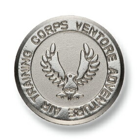 EX-28-S シルバー 21mm /[EXCYメタルボタンコレクション]