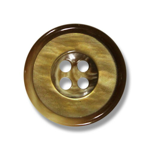 1139 ブラウン（色番：423） 20mm /[EXCY天然貝ボタンシリーズ]