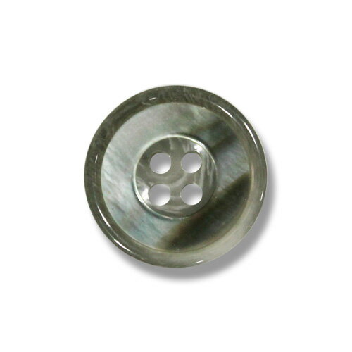 1139 ライトグレー（色番：413） 15mm / EXCY天然貝ボタンシリーズ