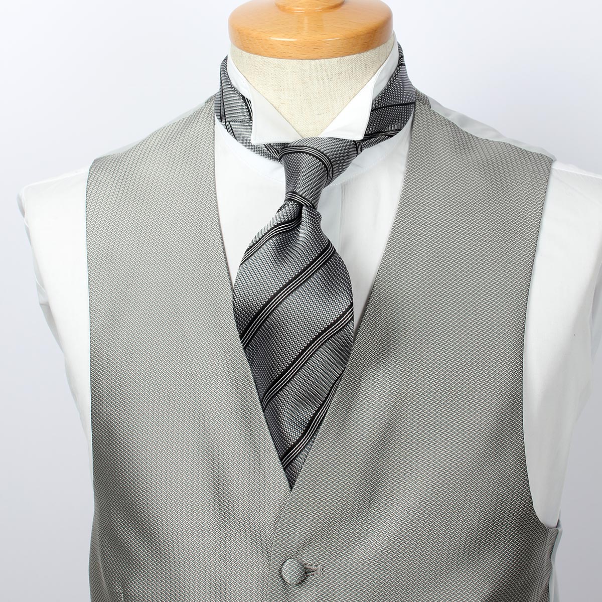 フォーマルベスト&タイ4点セット メンズ 日本製