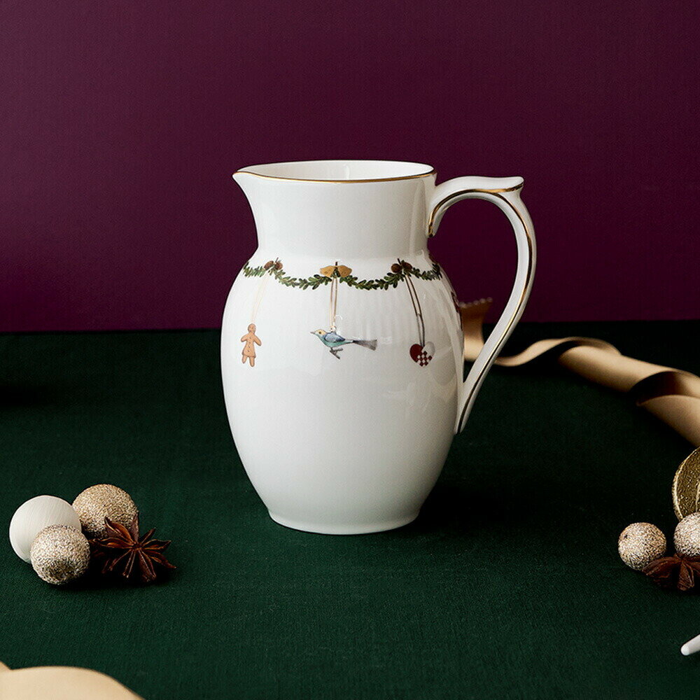 ロイヤルコペンハーゲン スターフルーテッド クリスマス ジャグ 900ml 2503442