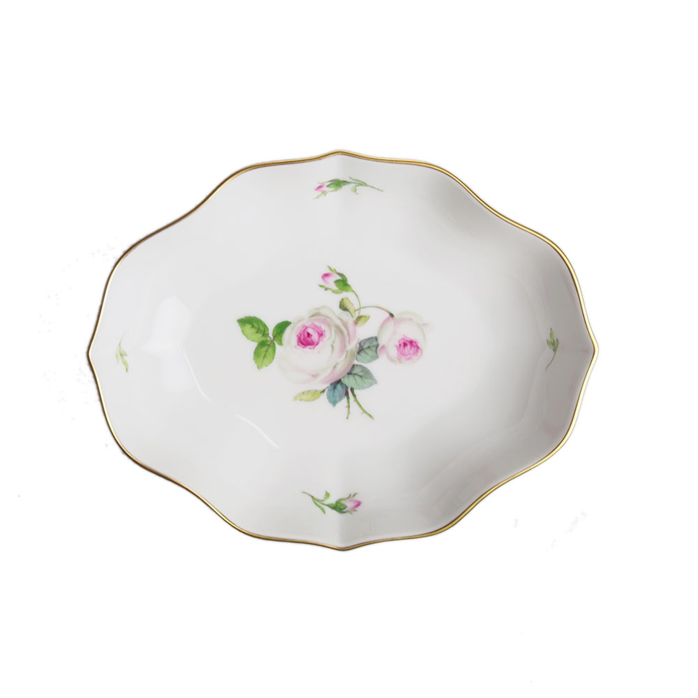 マイセン (Meissen) ホワイト ローズ ディッシュ 16cm 029510/53606のサムネイル