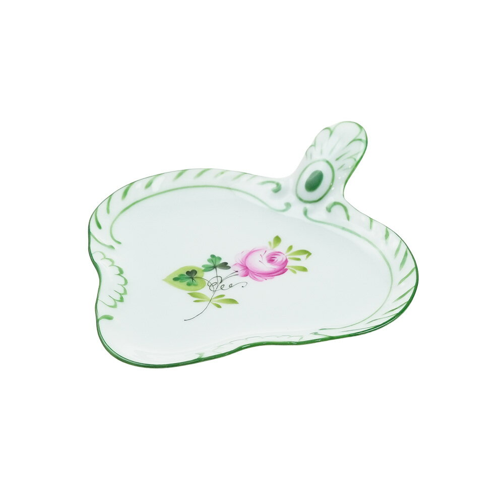 ヘレンド (HEREND) VRH ウィーンのバラ ティーストレイナー 受け皿 2452