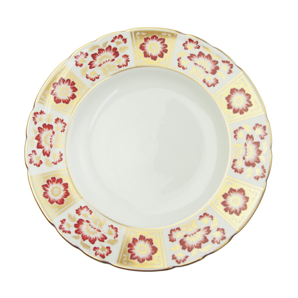 ロイヤルクラウンダービー (ROYAL CROWN DERBY) レッドダービーパネル プレート 27cm