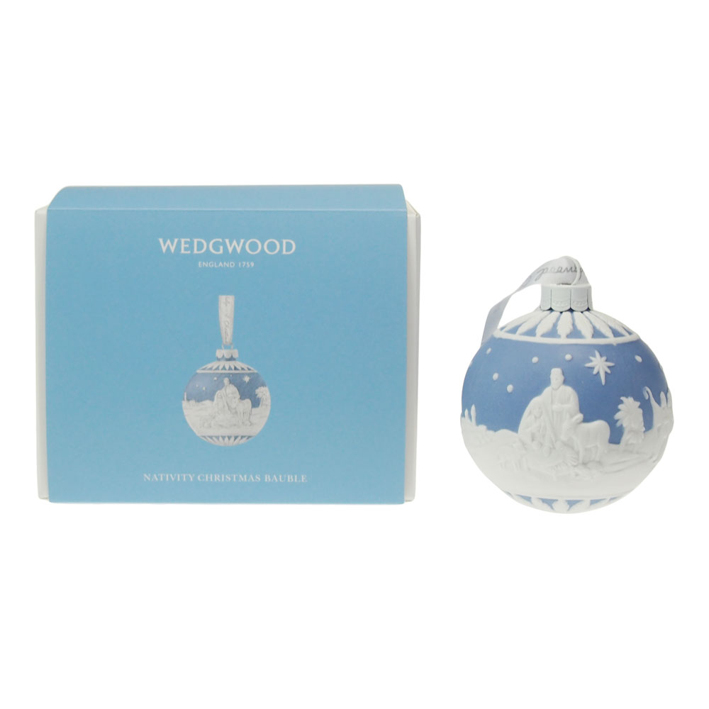 ウェッジウッド (WEDGWOOD) ホリデイ オーナメント ネイティビティ ブルー 1051651 2