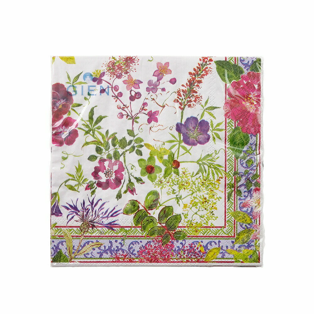 Rakuten - ジアン (Gien) ペーパーナプキン ミルフルール 33×33cm