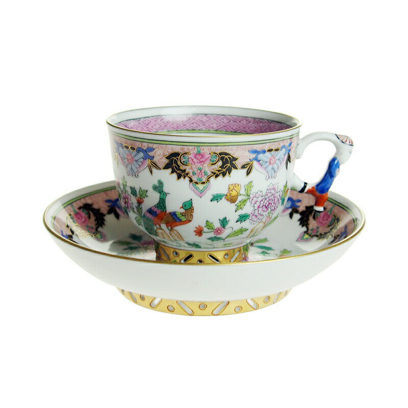 ヘレンド (HEREND) PP 北京の孔雀 ティーカップ＆ソーサー 03364