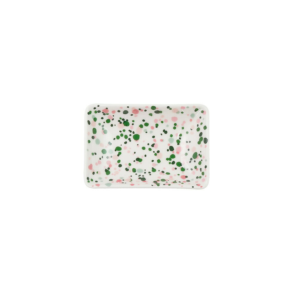 Square Plates - イッタラ (iittala) オイバ・トイッカ・コレクション / ヘレ A7プレート 7×10cm ピンクグリーン