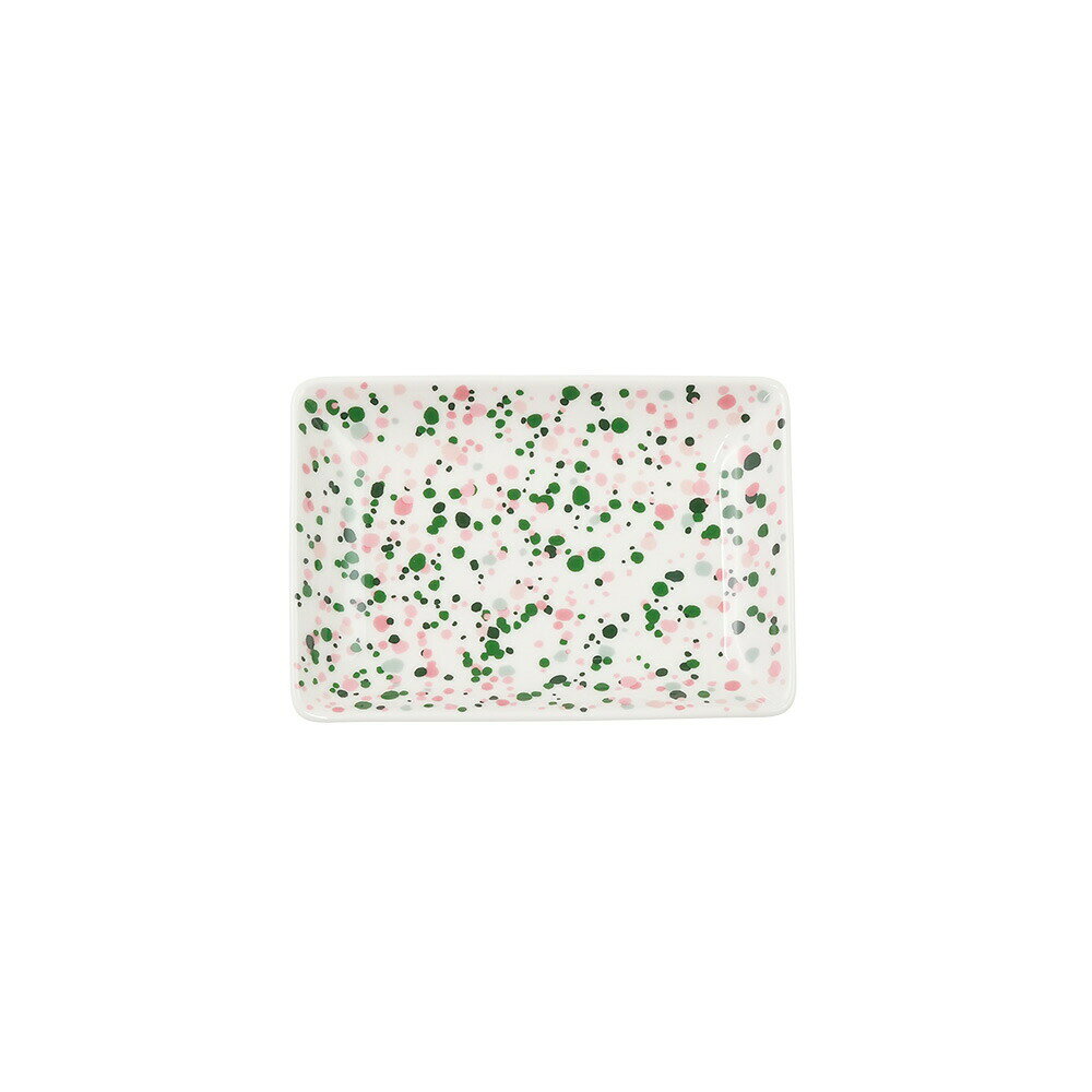 Square Plates - イッタラ (iittala) オイバ・トイッカ・コレクション / ヘレ A6プレート 10×15cm ピンクグリーン