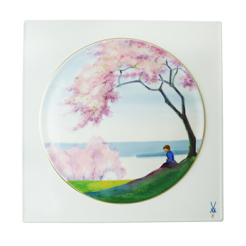 マイセン (Meissen) 陶画 No.549 桜咲く