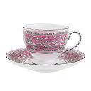 ウェッジウッド (WEDGWOOD) フロレンティーンフューシャ ティーカップ&ソーサー リー