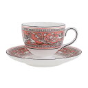 ウェッジウッド (WEDGWOOD) フロレンティーンサーモン ティーカップ&ソーサー リー