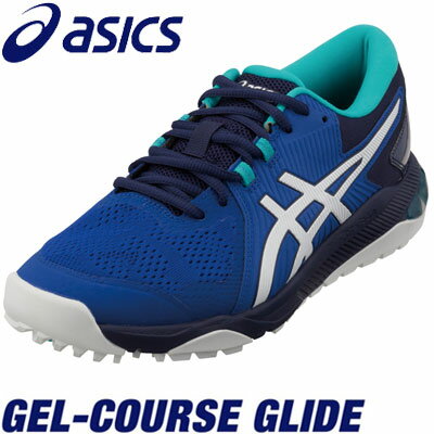 asics(アシックス) GEL-COURSE GLIDE 1111A085 メンズ ゴルフシューズ アシックスブルー/ホワイト =