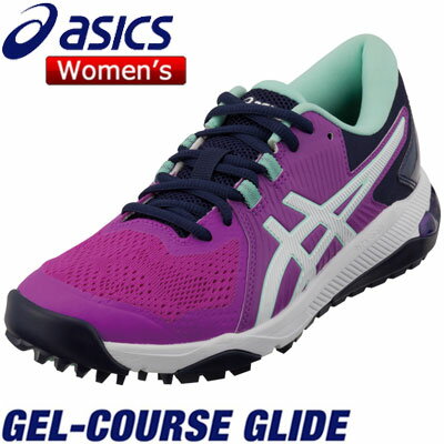 asics(アシックス) GEL-COURSE GLIDE 1112A017 レディース ゴルフシューズ オーキッド/ホワイト =