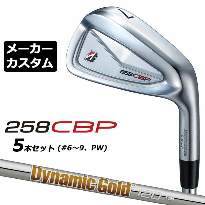 乐天商城 - メーカーカスタムクラブ ブリヂストン 258CBP アイアン 5本セット(#6-PW) 右用 Dynamic Gold 120 スチールシャフト BRIDGESTONE GOLF 2025