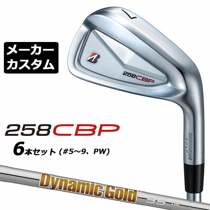 樂天商城 - メーカーカスタムクラブ ブリヂストン 258CBP アイアン 6本セット(#5-PW) 右用 Dynamic Gold 95 スチールシャフト BRIDGESTONE GOLF 2025