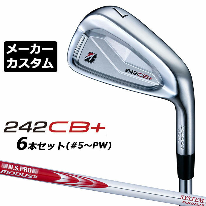 BRIDGESTONE - 【メーカーカスタム】ブリヂストン 242CB+ アイアン 6本セット (#5-PW) 右用 N.S.PRO MODUS3 SYSTEM3 TOUR 125 スチールシャフト BRIDGESTONE GOLF 2024