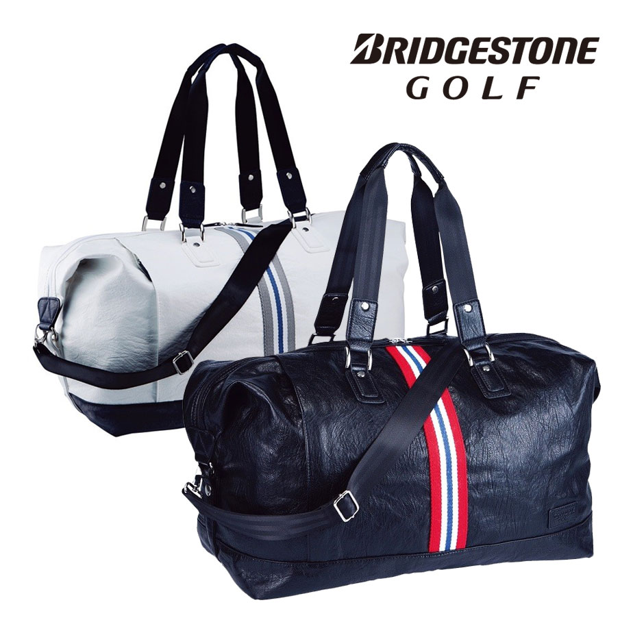 ブリヂストン ブリヂストン ゴルフ ボストンバッグ メンズ BBG220 BK 黒 WH 白 L48×W23×H30cm ゴルフ BRIDGESTONE GOLF