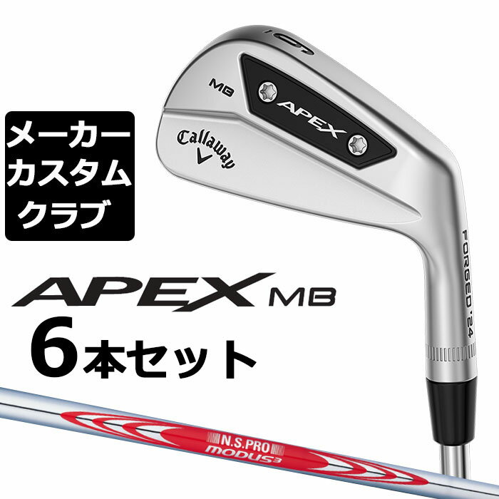 【メーカーカスタム】キャロウェイ APEX MB 2023 右用 アイアン 6本セット( 5-10) N.S.PRO MODUS3 TOUR 120 スチールシャフト 日本正規品 Callaway