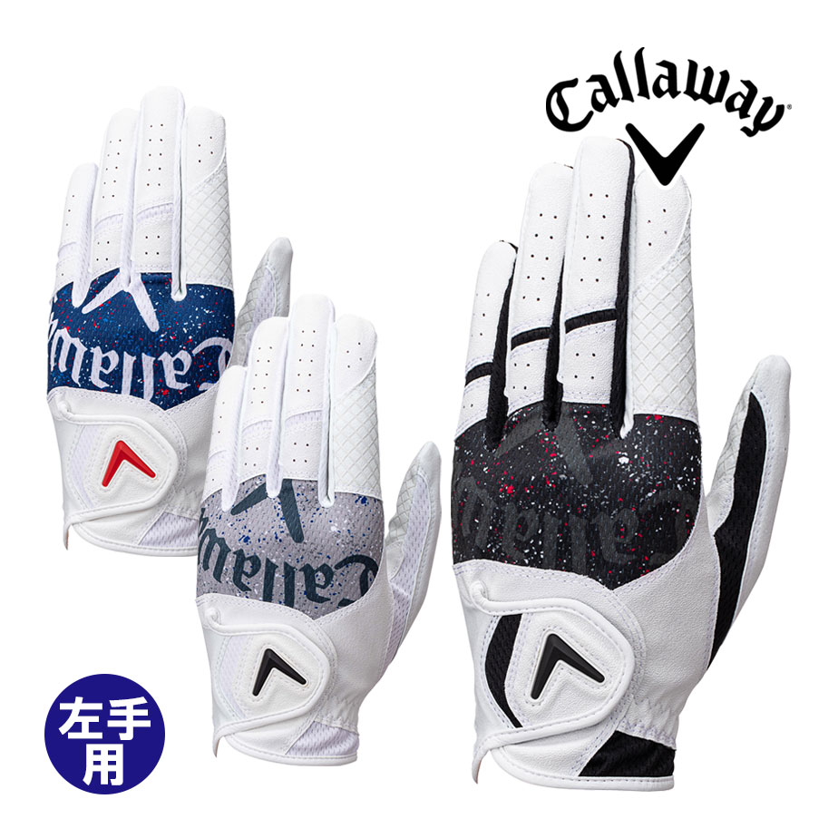 キャロウェイ グラフィック ゴルフ グローブ Graphic Glove 25 JM 左手用 メンズ 2025年モデル Callaway