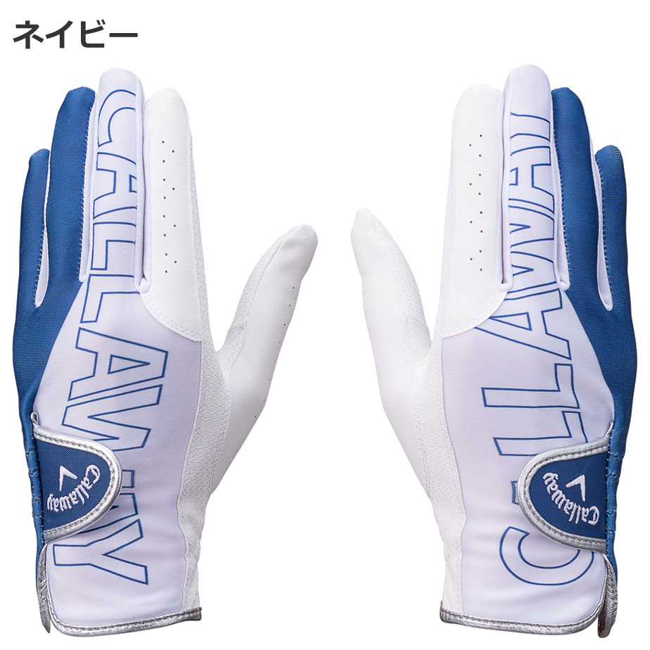 キャロウェイ シェブ デュアル ゴルフ グローブ Chev Dual Glove Women's 25 JM 両...