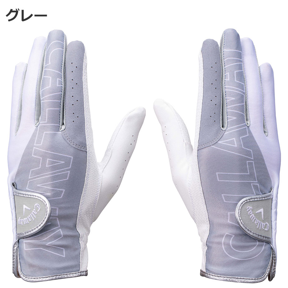 キャロウェイ シェブ デュアル ゴルフ グローブ Chev Dual Glove Women's 25 JM 両...
