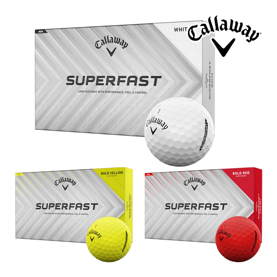 【即納可能】キャロウェイ 2025 SUPERFAST ゴルフ ボール 1ダース(15球) スーパーファスト 2025年モデル Callaway