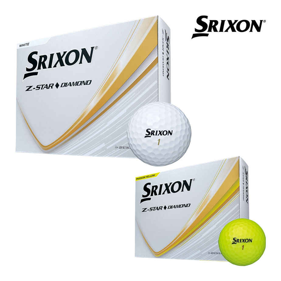 【即納可能】ダンロップ スリクソン Z-STAR ダイヤモンド ゴルフ ボール 1ダース(12球) 2025年モデル DUNLOP SRIXON