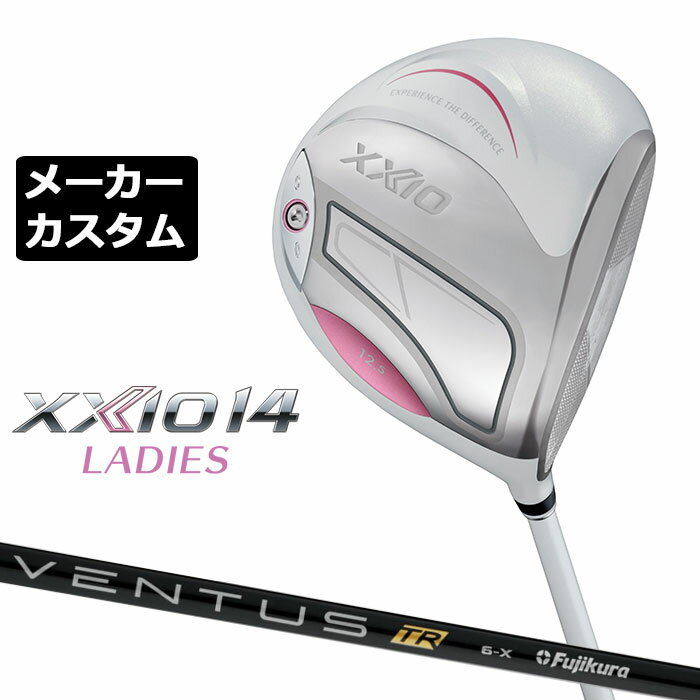 メーカーカスタムクラブ ゼクシオ 14 レディース ドライバー ホワイト 右用 VENTUS TR BLACK カーボン..